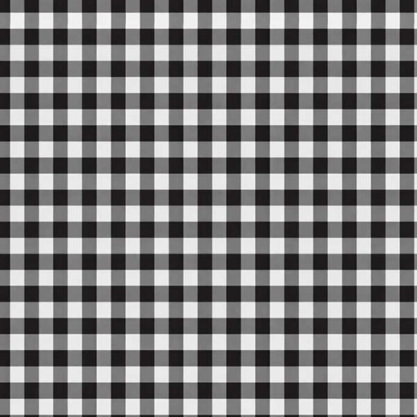 Vichy Noir Blanc Petits Carreaux